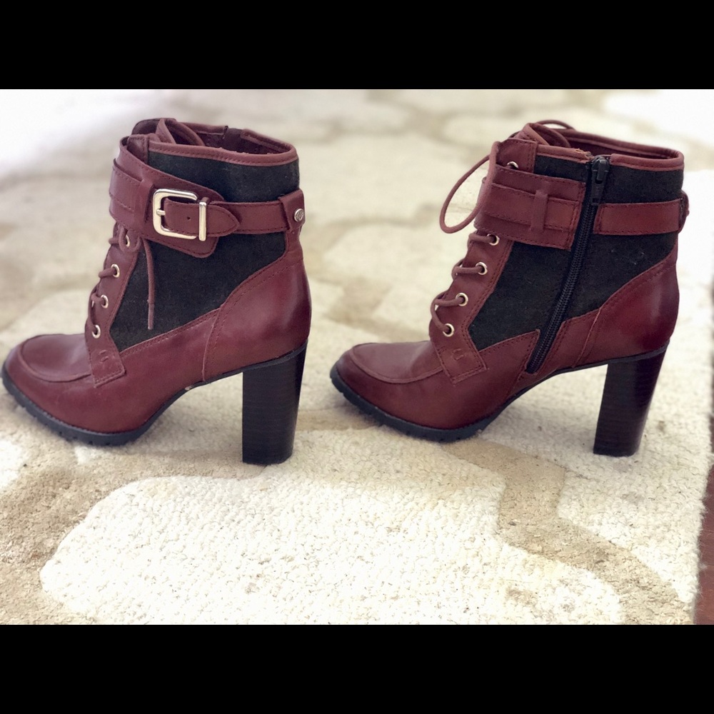 Antonio Melani Booties (combat style / lace-up)